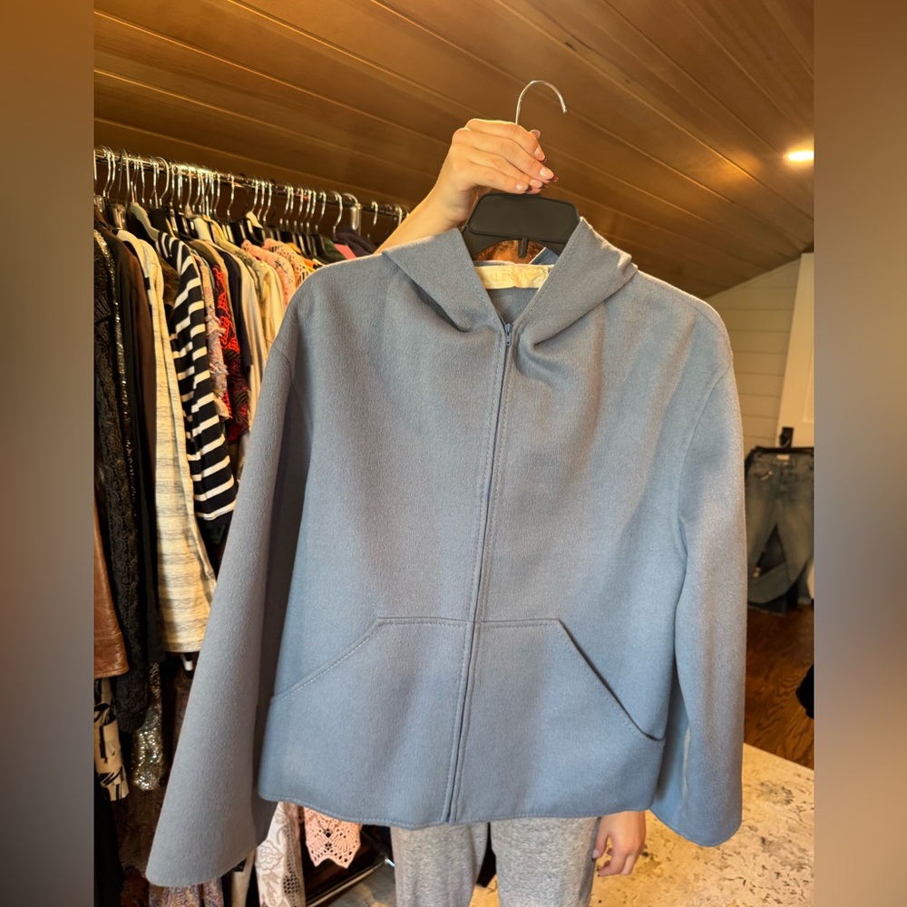 VALENTINO COAT IN BABY BLUE?!?!?